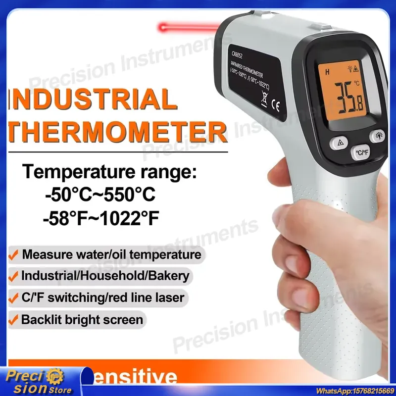 Digital Thermometer Infrared - CX6050 Handheld Non-Contact Infrared Thermometer Gun