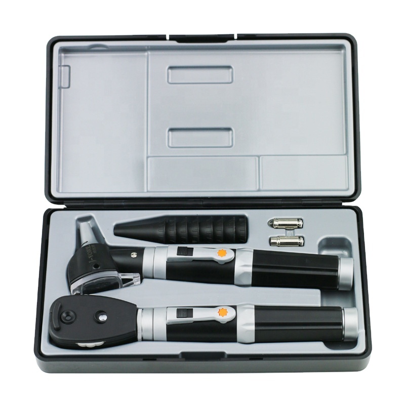 Otoscope Ophthalmoscope Set - High-quality professional diagnostic instrument portable fiber