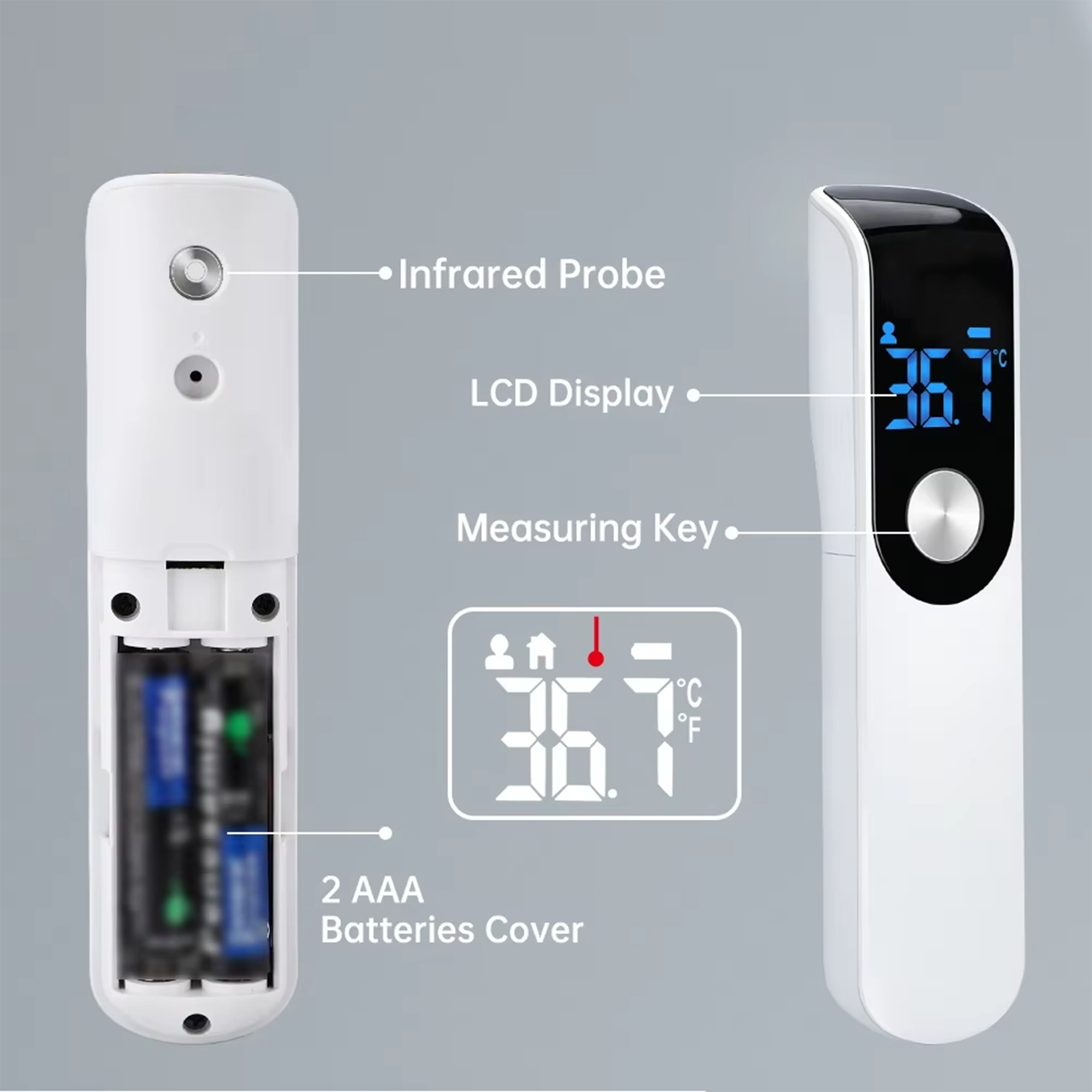 Infrared Fever Thermometer Med - огляд і ціна Digital Thermometer Infrared