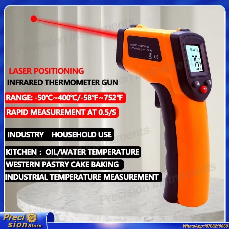 Infrared Thermometer Gun Non C - огляд і ціна Digital Thermometer Infrared