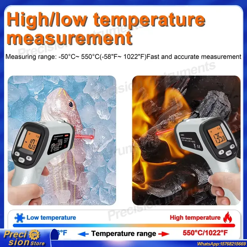 CX6050 Handheld Non-Contact In - огляд і ціна Digital Thermometer Infrared
